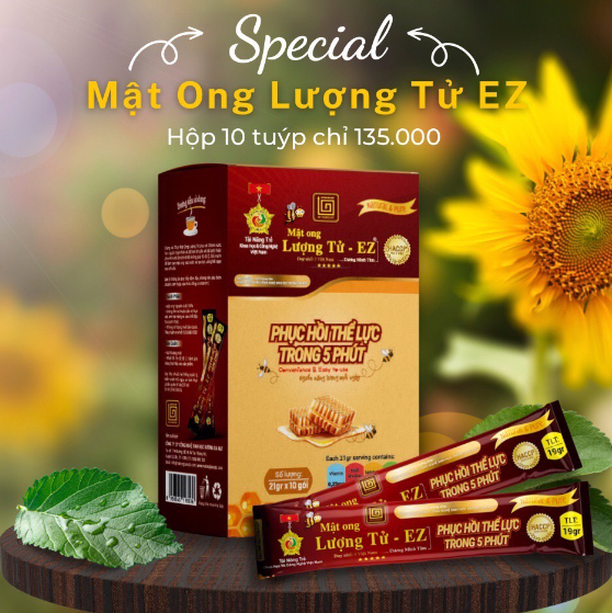 Mật ong lượng tử EZ Hộp tuýp (10 tuýp/hộp)